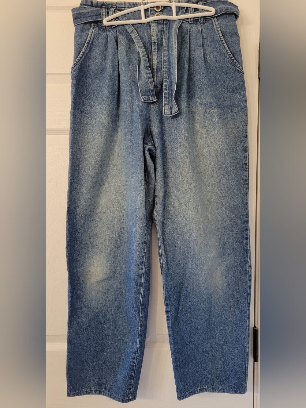 Vintage Cherokee Womens Jeans with Denim Tie Belt